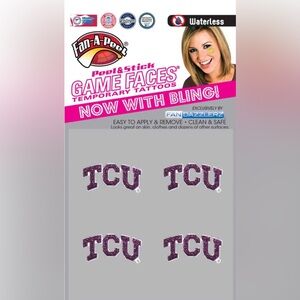 Fan-A-Peel TCU Waterless Peel & Stick Temporary Glitter Tattoos (36 tattoos)